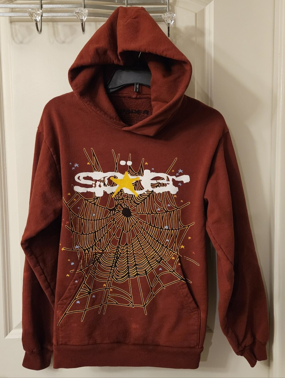 Sp5der Hoodie 'Maroon'